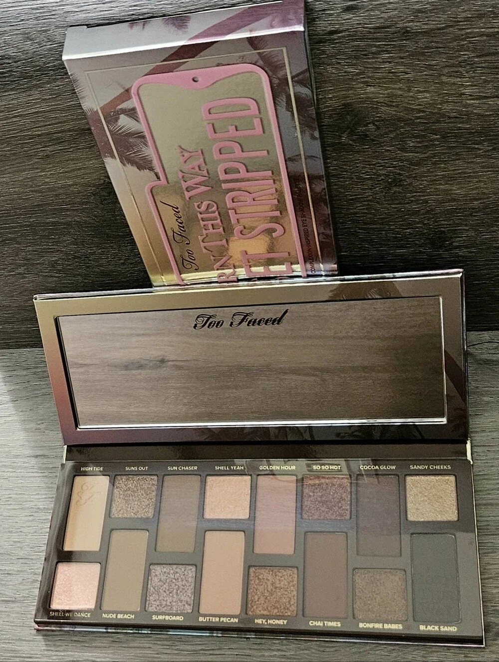 TOO FACED Born This Way Sunset Stripped Eyeshadow Palette NEW MSRP $58